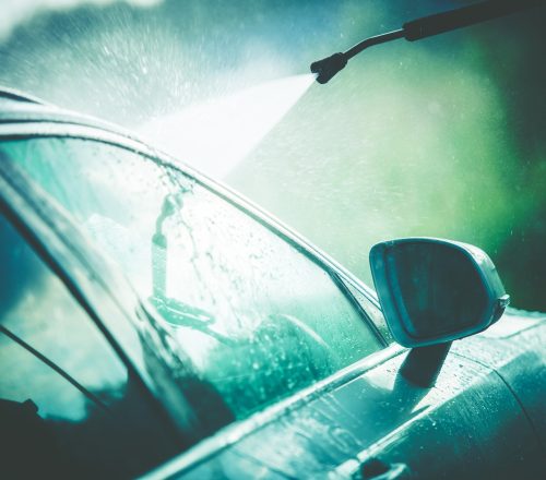 Vehicle Cleaning in Car Wash